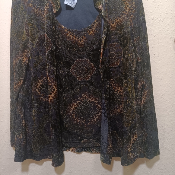 R&M Richards Multicolor Patterned Skirt - Picture 1 of 6